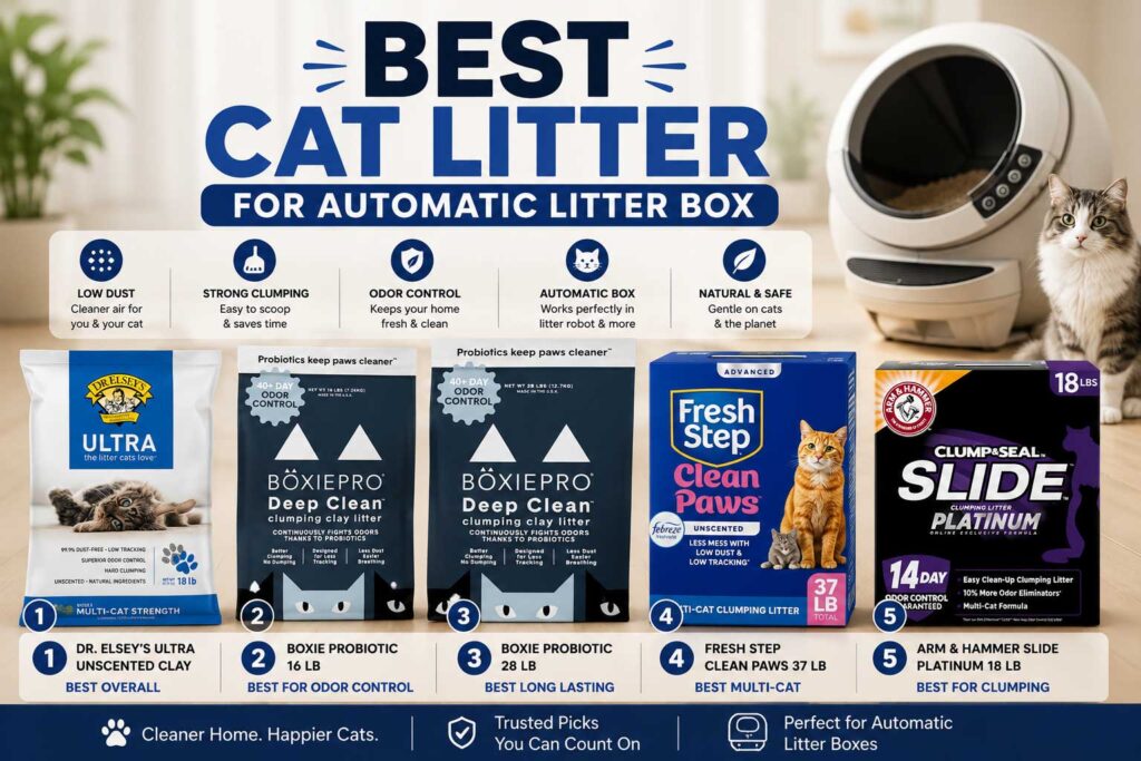 Best Cat Litter for Automatic Litter Box