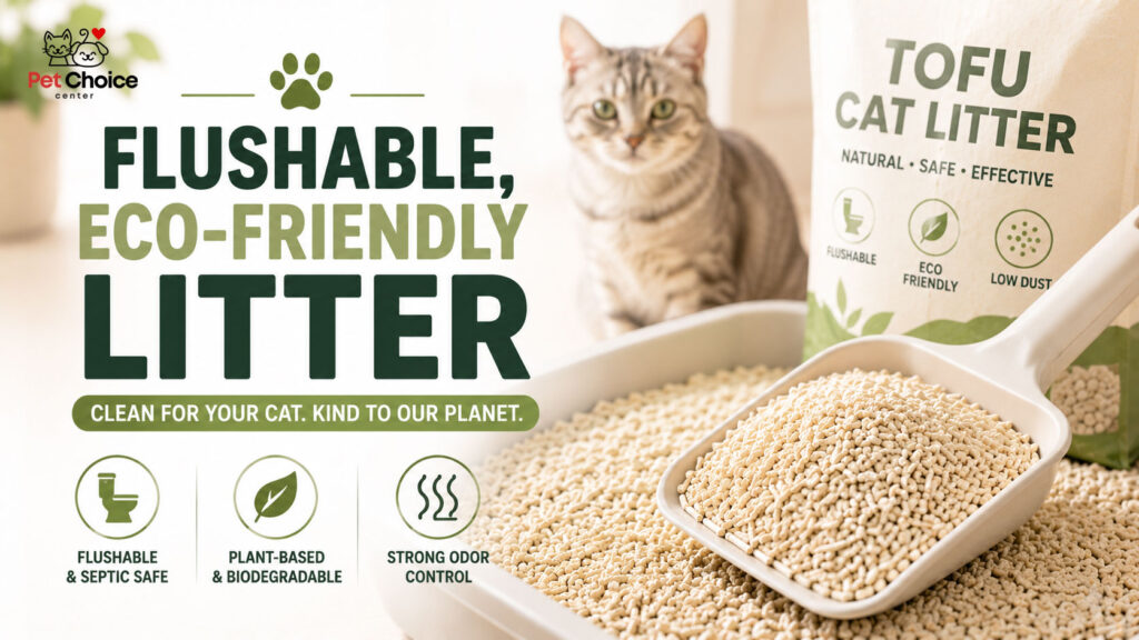 Tofu cat litter made from soybean pulp