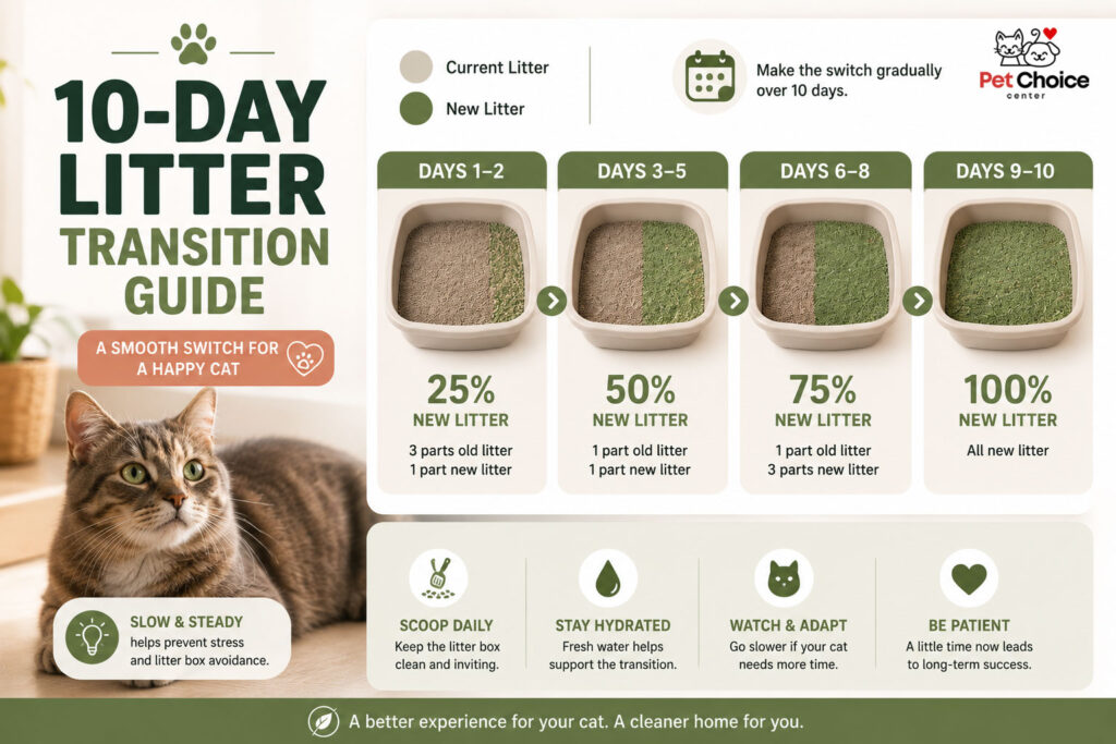 Guide to how much cat litter to use and how often to refill it