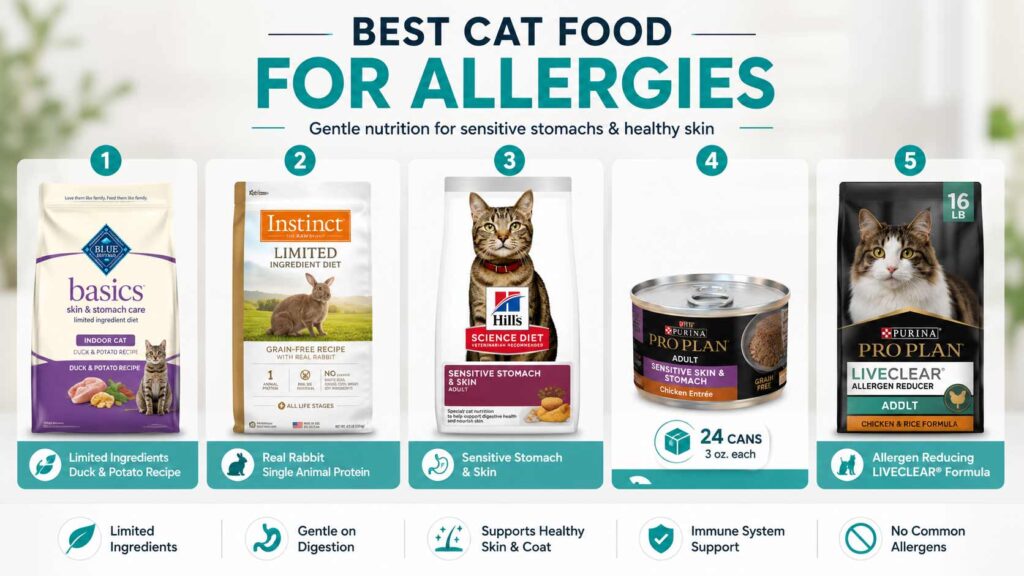 best cat food for allergies
