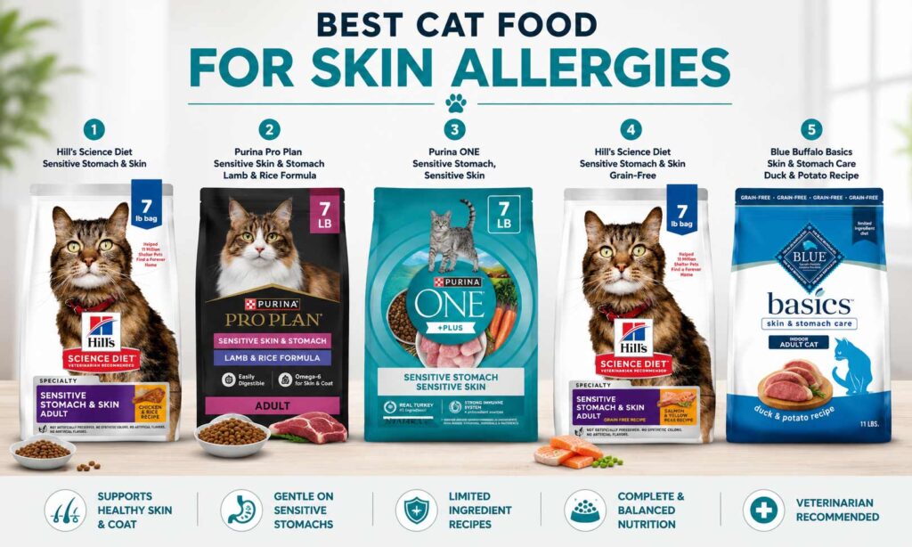 best-cat-food-for-skin-allergies