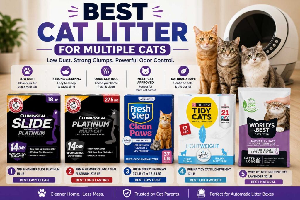 best cat litter for multiple cats