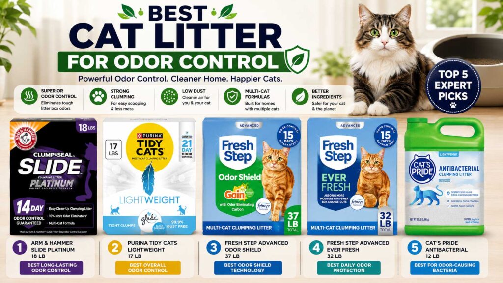 best cat litter for odor control