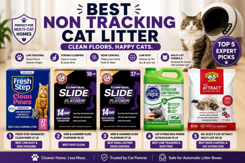 best non tracking cat litter