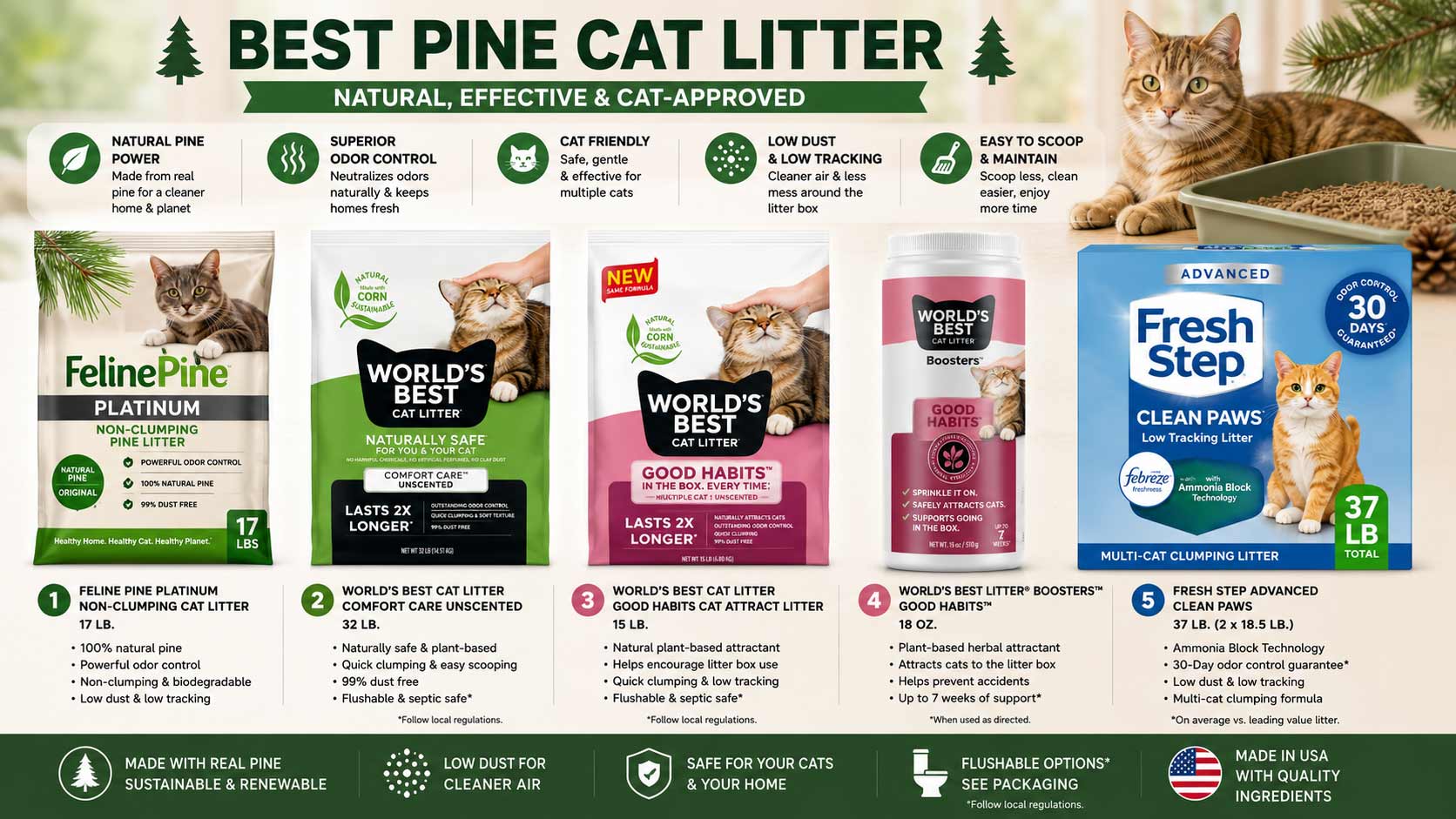 pine cat litter