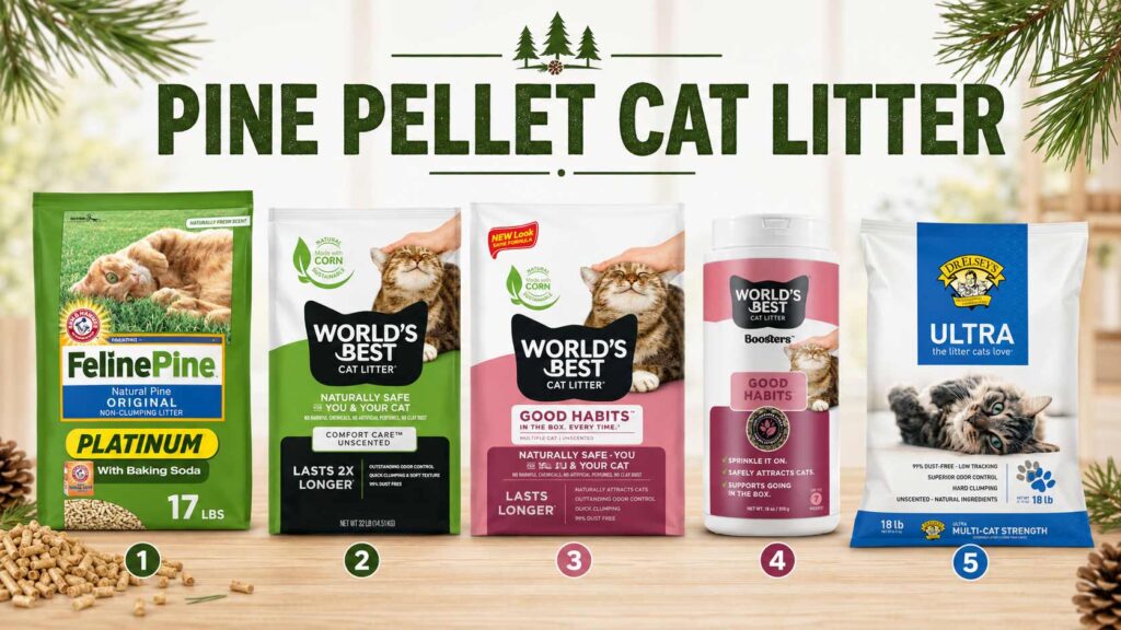 pine pellet cat litter